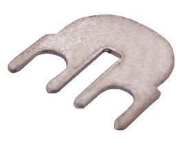89-323 Flat Slip-On Terminal Strip Jumper, 2 Poles, 3.8 in L x 1.9 in W x 0.8 in H