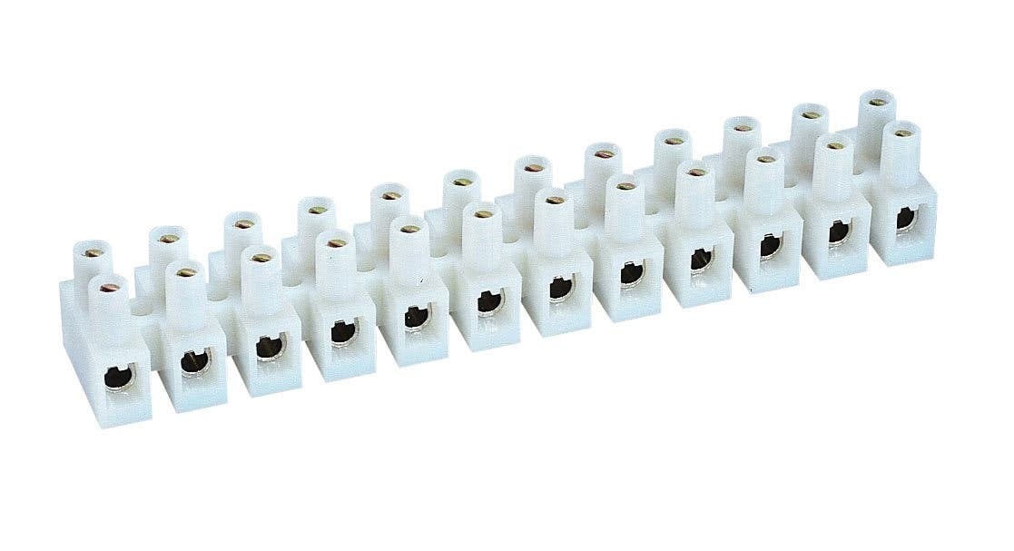 89-610 Barrier Strip, 300/400 V AC, 20/30 A, 22 to 10 AWG, 22 to 18 AWG Wire