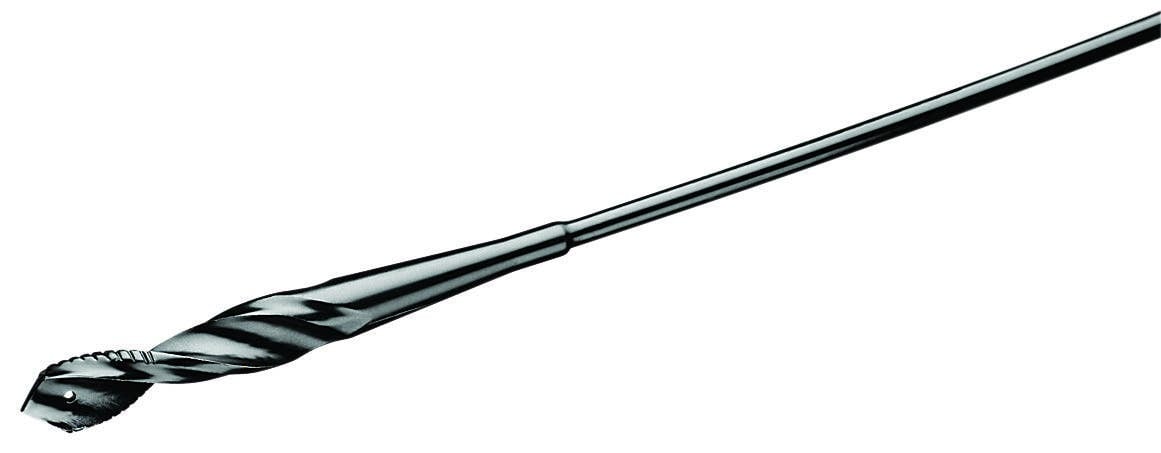 90-063 Type C Flexible Serrated Drill Bit, 1/4 in Dia, 54 in OAL, 3/16 in Shank