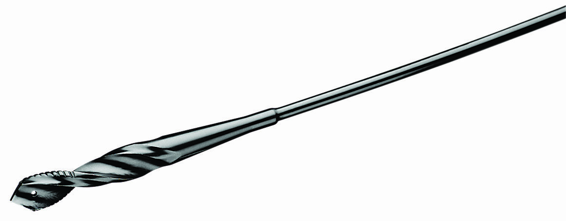90-070 Type C Flexible Serrated Drill Bit, 1/2 in Dia, 54 in OAL, 3/16 in Shank