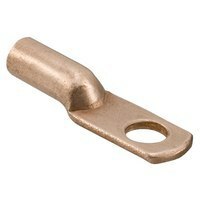 13/16 ClearChoice 1-Hole Solder Lug Connector, 250 kcmil Copper Conductor, 3/8 in Stud, Copper