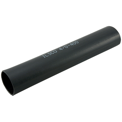 21206-B3 ClearChoice Heat Shrink Tubing With Adhesive Liner, 3/4 in ID Expanded, 0.22 in ID Recovered, 0.09 in THK Wall Recovered, 6 in L, Polyolefin, Black