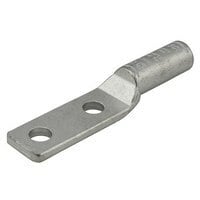 2IACL-300 ClearChoice 2-Hole Type IACL Lug Compression Connector, 300 kcmil Aluminum/Copper Conductor, Die Code: 14, 1/2 in Stud, Aluminum Alloy