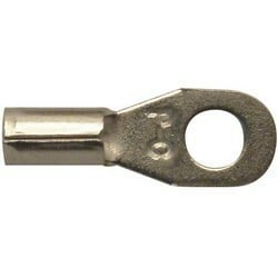 44153-B10 ClearChoice Non-Insulated Ring Terminal, 4 AWG Conductor, 1.3 in L, Copper Alloy