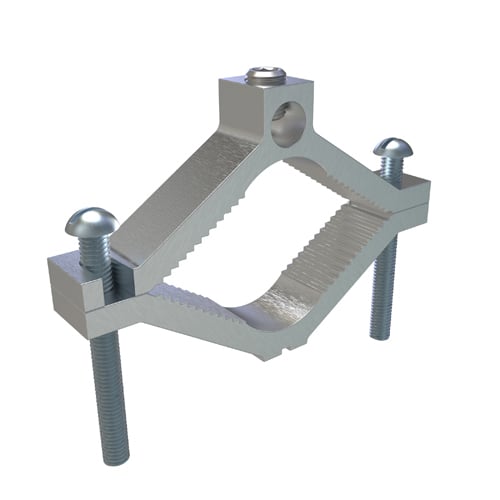 AGC-4 ClearChoice Type AGC Dual Rated Grounding Clamp, 6 AWG to 250 kcmil Conductor, Aluminum