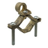 BGC1-75 ClearChoice Type BGC Ground Rod Clamp With Conduit Hub, 3/4 in Conduit, 8 to 4 AWG Conductor, Cast Bronze
