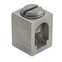 CA4RP ClearChoice Box Dual Rated Mechanical Terminal Lug, 14 to 2 AWG Aluminum/Copper Conductor, 1 Bolt Hole, 6061-T6 Aluminum Alloy