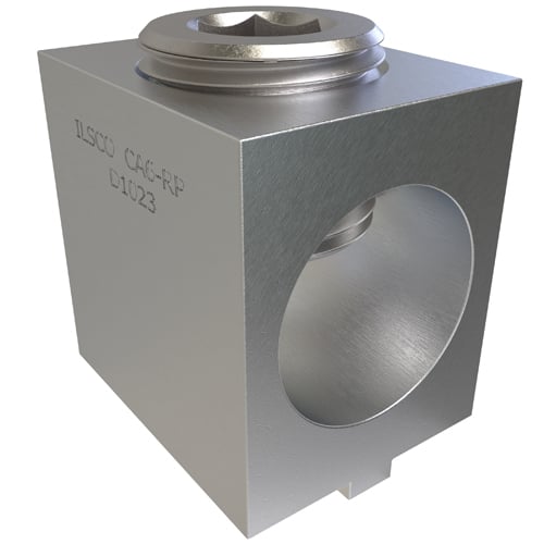 CA6RP ClearChoice Box Dual Rated Mechanical Terminal Lug, 6 AWG to 250 kcmil Aluminum/Copper Conductor, 1 Bolt Hole, 6061-T6 Aluminum Alloy