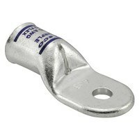 CCL-4-38 ClearChoice CCL 1-Hole Light Duty Lug Compression Connector With Sight Hole, 4 AWG Flex Copper Conductor, 3/8 in Stud, Tin Plated Copper