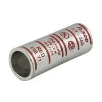 CT-300 SureCrimp CT Series Short Barrel Compression Sleeve, 300 kcmil Copper Conductor, Die Code: I-66, 2-1/4 in L, Copper