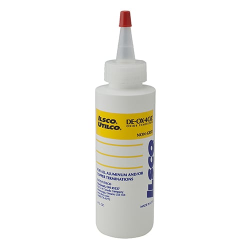 DE-OX-4OZ Non-Grit Oxide Inhibitor, 4 oz Bottle, Paste/Thick Grease Form, Green, 1.08