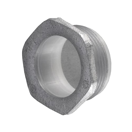 CN-350I Bushed Insulated Conduit Nipple, 3-1/2 in, For Use With IMC/Rigid Conduit Fittings, Die Cast Zinc, Zinc Plated