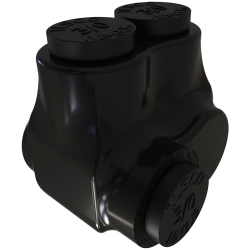 PBTO-3/0 NIMBUS Type PBT 2-Port 2-Wire Dual Rated Insulated Splicer/Reducer Connector, Aluminum/Copper Conductor, Aluminum