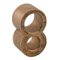RLT-4 ClearChoice Type RLT Grounding Grid Rod Connector, 2 to 2/0 AWG Conductor, 3/4 in Rod, Figure 8, Copper