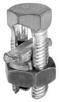 SK-3/0 ClearChoice Type SK Split Bolt Connector, 4 to 3/0 AWG, 6 AWG ACSR/Compact/Compressed/Concentric/Solid Copper Conductor, 7/8 x 2 in, Copper Alloy