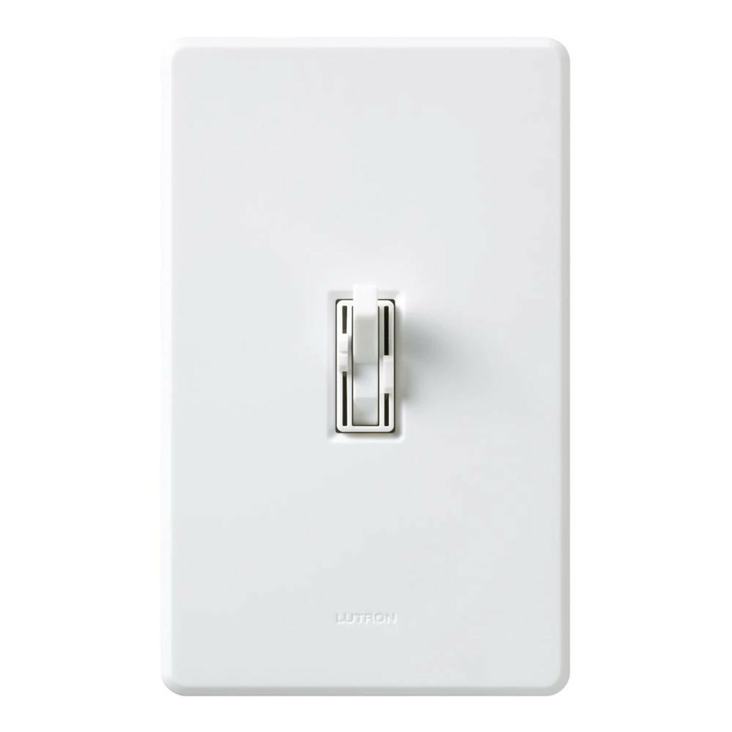 AY2-LFSQ-WH Ariadni Dual Fan and Light Control, 1.5 Amp, 300W, Incandescent/Halogen, 120V, 1 Pole, White