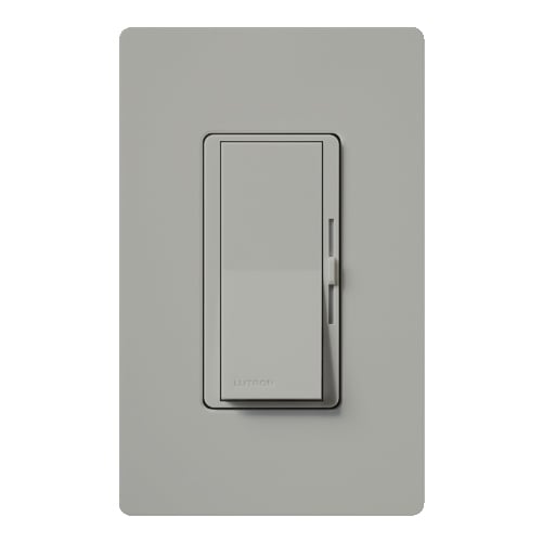 DV-10P-GR Diva Dimmer Switch with Night Light, 1000W Incandescent/Halogen, 1 Pole, 120V, Gray