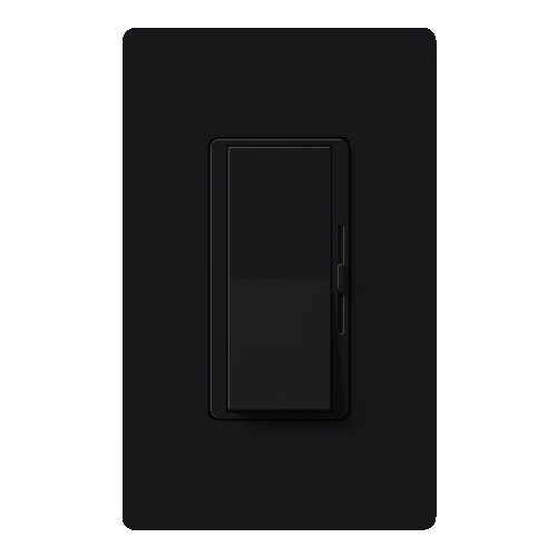 DVLV-103P-BL Diva MLV Dimmer Switch with Night Light, 800W, 1000VA, 1 Pole/3-Way, No Neutral Required, 120V, Black