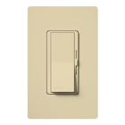 Diva Dimmer - Gloss Finish, Magnetic Low-Voltage, Single-pole, 120V/600VA (450W) in ivory