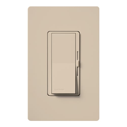 DVSC-103P-TP Diva Dimmer Switch with Night Light, 1000W Incandescent/Halogen, 1 Pole/3-Way, 120V, Black