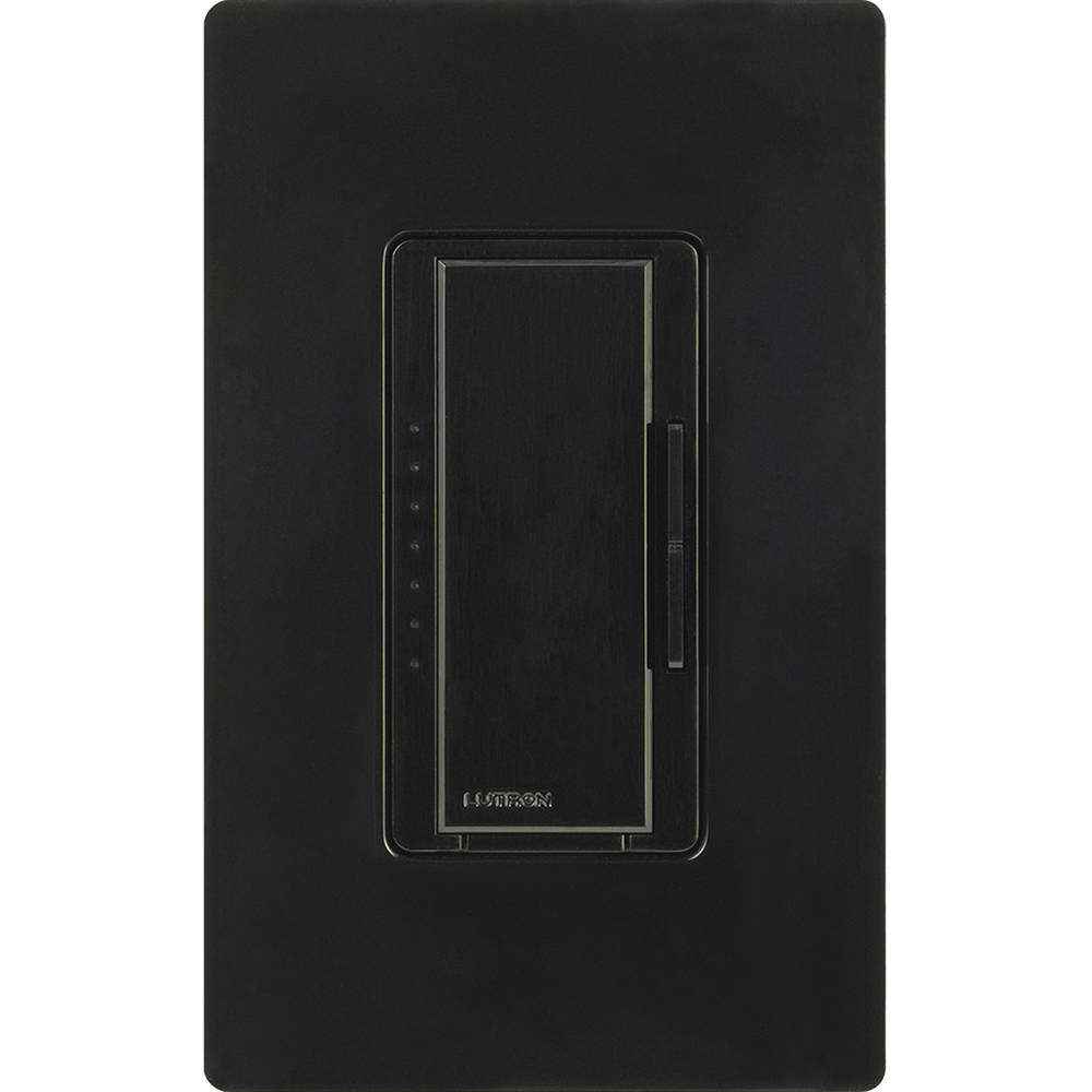 MA-1000-BL Maestro Dimmer, 1000W Incandescent/Halogen, 1 Pole/Multi-Location, 120V, Black