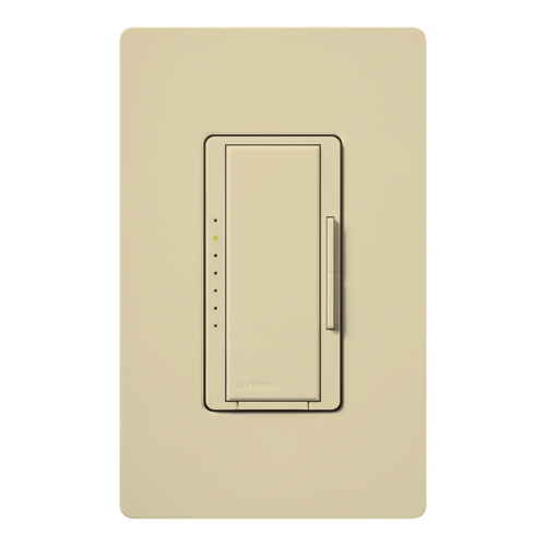 MA-600-IV Maestro Designer Style Smart Multi-Location Digital Fade Dimmer, 120 VAC, 1 Poles, On/Off Operation, Ivory