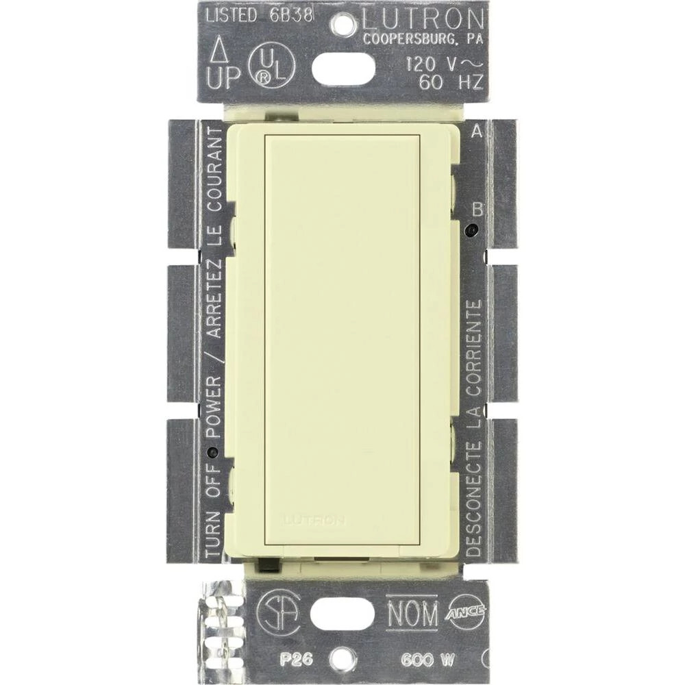 MA-AS-AL Maestro Companion Dimmer Switch, Multi-Location for Maestro Dimmers/Timers/Sensors, Almond