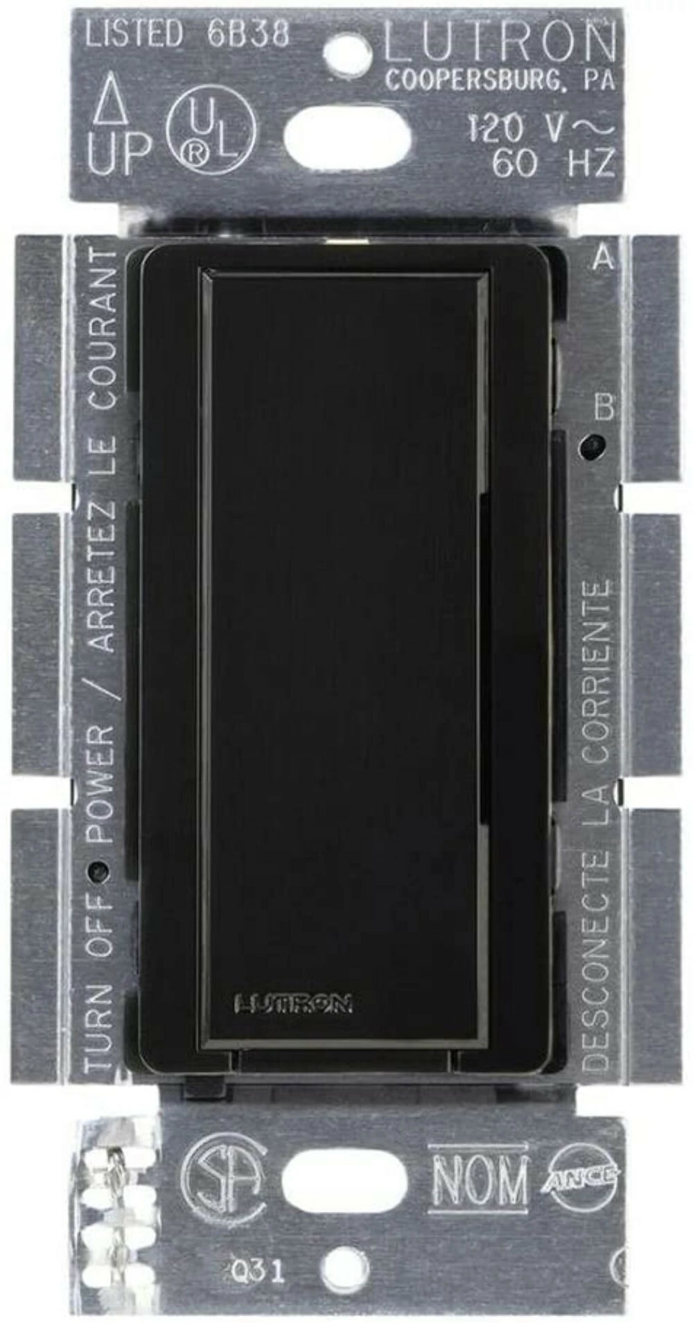 MA-AS-BL Maestro Companion Dimmer Switch, Multi-Location for Maestro Dimmers/Timers/Sensors, Black