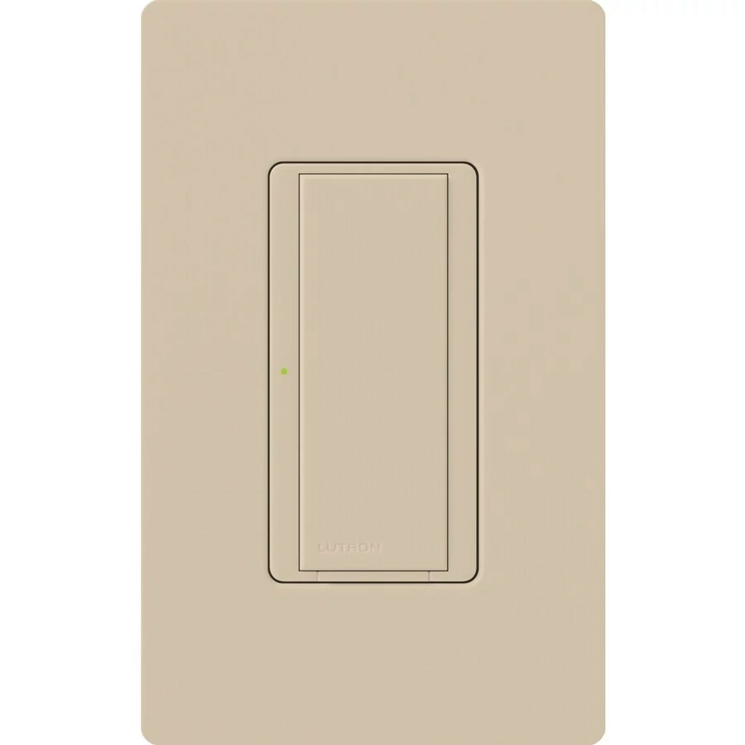MSC-S8AM-TP Maestro 8 Amp Electronic Switch, Neutral Required, 950W Lighting/3 Amp Fan, 120V, 1 Pole/3-Way, Taupe
