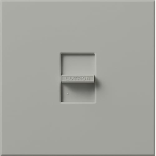 NF-10-277-GR Nova 3-Wire Dimmer Switch for Ballasts and LED Drivers with Wall Plate, 8 Amp, 1 Pole, 277V, Large Control, Gray