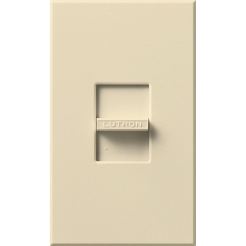 NF-10-BE Nova 3-Wire Dimmer Switch for Ballasts and LED Drivers with Wall Plate, 16 Amp, 1 Pole, 120V, Small Control, Beige