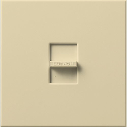 NF-30-IV Nova 3-Wire Dimmer Switch for Ballasts and LED Drivers with Wall Plate, 15.3 Amp, 1 Pole, 120V, Small Control, Ivory