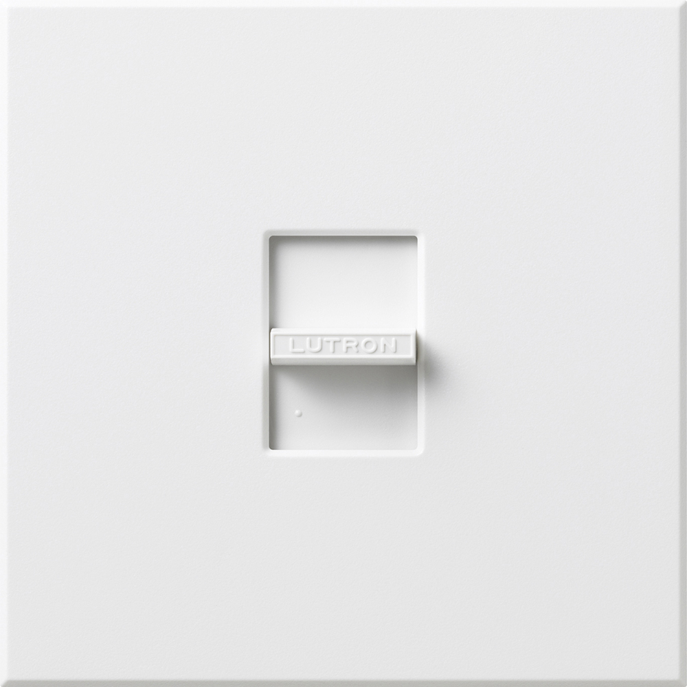NF-30-WH Nova 3-Wire Dimmer Switch for Ballasts and LED Drivers with Wall Plate, 15.3 Amp, 1 Pole, 120V, Small Control, White