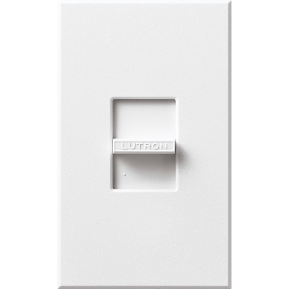 NFTV-WH Nova 0-10V Dimmer with Wall Plate, 16 Amp, 30 mA sink, 1 Pole, Small Control, White, PowerPak Relay Required