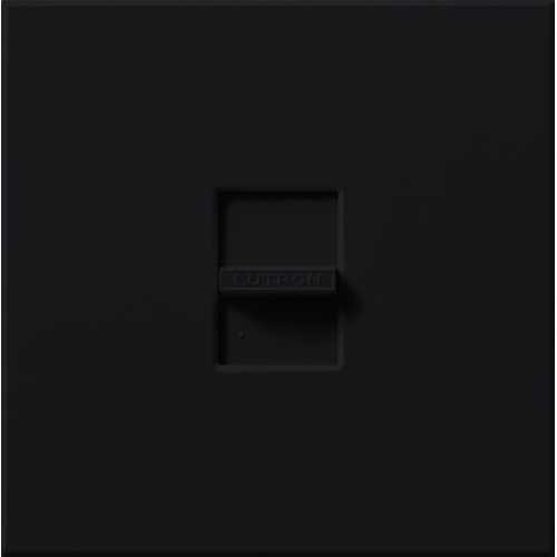 N-L-NFB-BL Nova Wall Plate Kit for Large Nova/Nova T Control, 1 Gang, No Fins Broken, Matte, Black