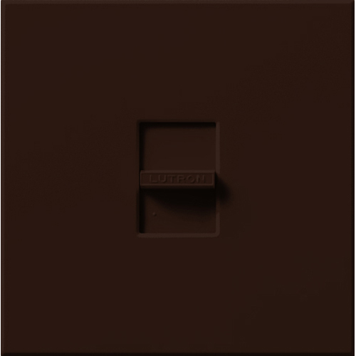 N-L-NFB-BR Nova Wall Plate Kit for Large Nova/Nova T Control, 1 Gang, No Fins Broken, Matte, Brown