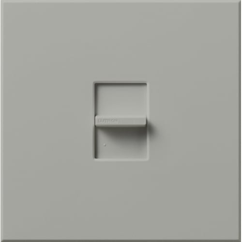 NT-1500-GR Nova T Dimmer with Wall Plate, 1500W Incandescent/Halogen, 1 Pole, 120V, Small Control, Gray