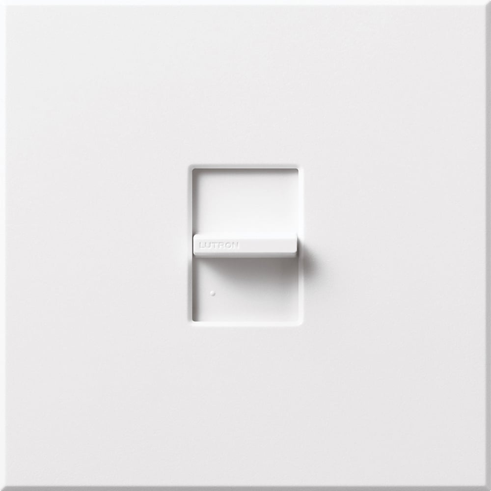 NT-1500-WH Nova T Dimmer with Wall Plate, 1500W Incandescent/Halogen, 1 Pole, 120V, Small Control, White