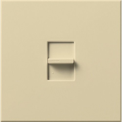 NT-2000-IV Nova T Dimmer with Wall Plate, 2000W Incandescent/Halogen, 1 Pole, 120V, Small Control, Ivory