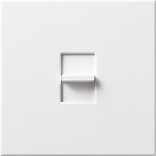 NT-2000-WH Nova T Dimmer with Wall Plate, 2000W Incandescent/Halogen, 1 Pole, 120V, Small Control, White