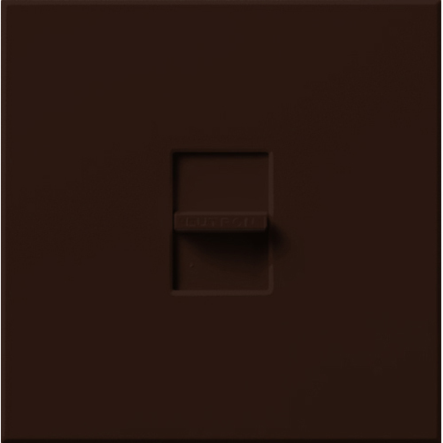 NT-L-NFB-BR Nova T Wall Plate Kit for Large Nova T/Nova Control, 1 Gang, No Fins Broken, Matte, Brown