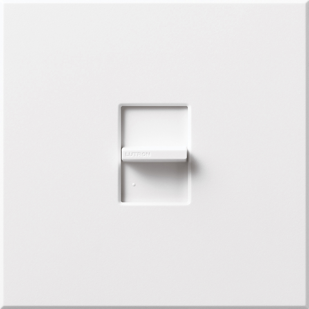 NT-L-NFB-WH Nova T Wall Plate Kit for Large Nova T/Nova Control, 1 Gang, No Fins Broken, Matte, White