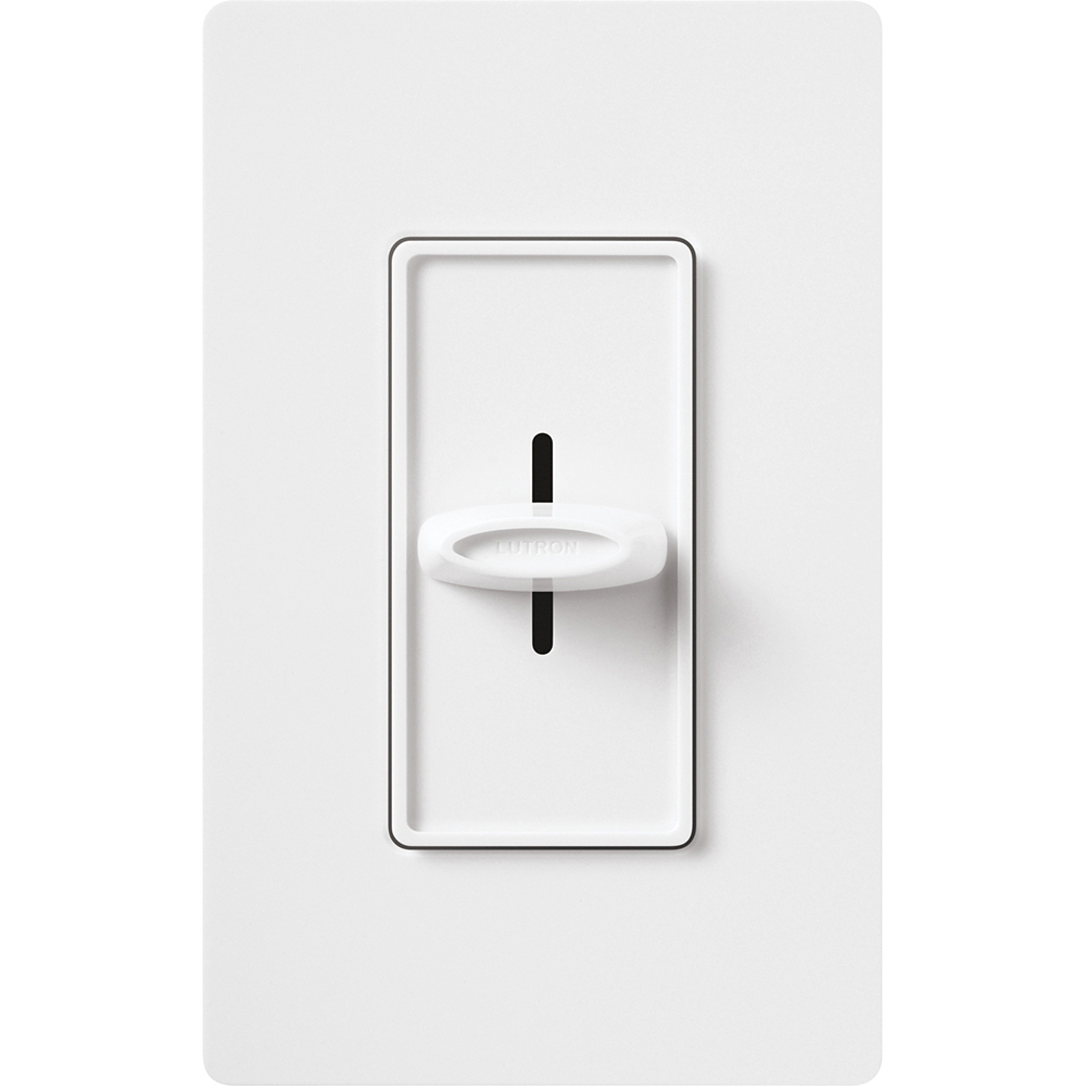 S-1000-WH Skylark Slide-To-Off Dimmer, 1000W, Incandescent/Halogen, 1 Pole, 120V, White
