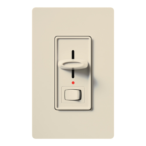 S-10PNL-LA Skylark Preset Dimmer with On/Off Switch, 1000W, Incandescent/Halogen, 1 Pole, 120V, Light Almond