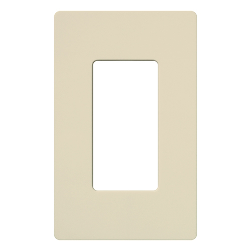 SC-1-ES SC Series Oversized Screwless Decorator Wall Plate, 1 Gangs, 2.94 in W x 4.69 in H, Plastic, Eggshell