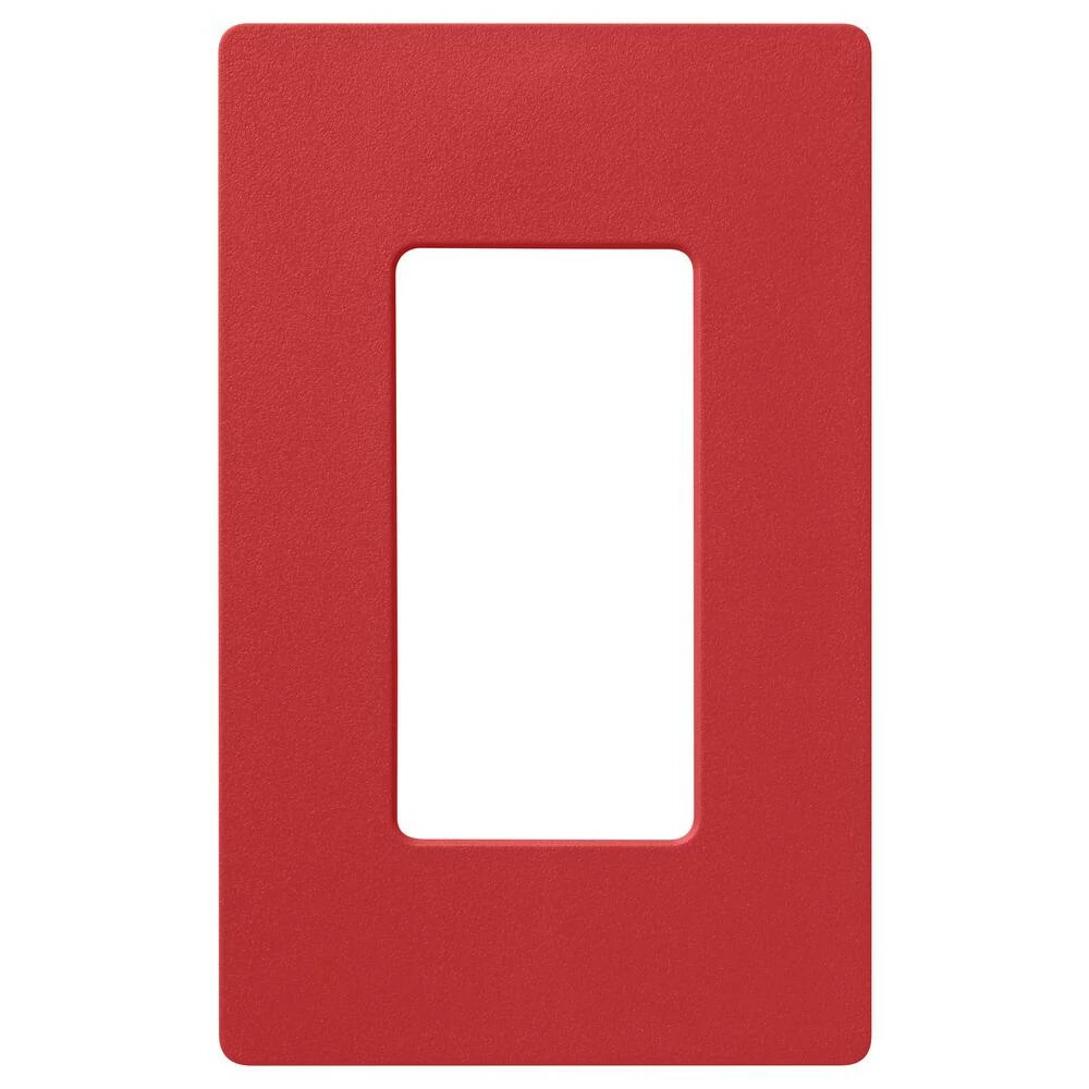 Claro Wallplate, Satin Finish, Single-gang in hot