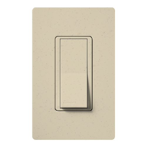 SC-1PS-ST Claro Satin Color Diva Designer Style Paddle Switch, 15 A, 120/277 V AC, 60 Hz, 1 Poles