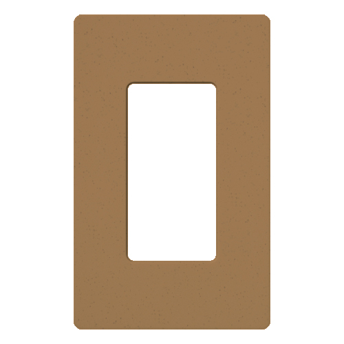 SC-1-TC SC Series Oversized Screwless Decorator Wall Plate, 1 Gangs, 2.94 in W x 4.69 in H, Plastic, Terracotta