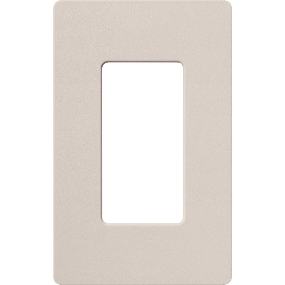 SC-1-TP Claro Wall Plate for Decorator-Style Dimmers, Switches, and Outlets, 1 Gang, Satin, Taupe