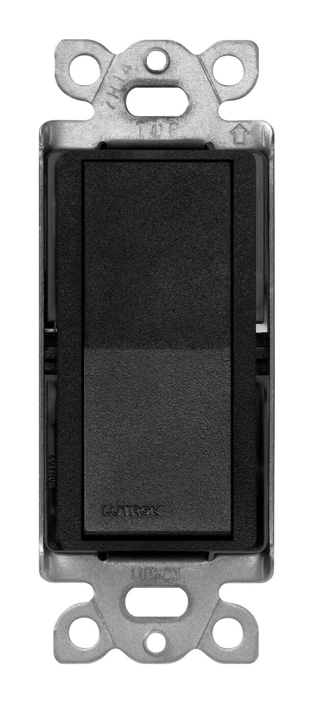 SC-3PS-MN Claro On/Off Rocker Switch, 15 Amp, 1 Pole/3-Way, Satin, Midnight